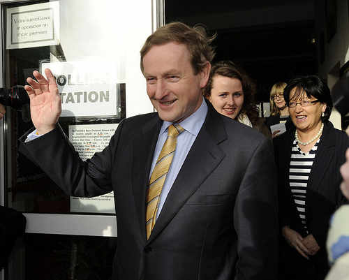 Enda Kenny, líder del Fine Gael