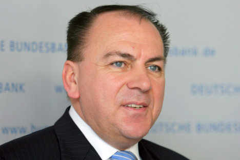 Axel Weber, presidente del Bundesbank