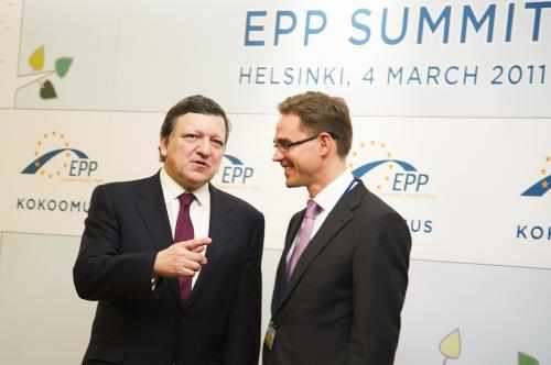 Barroso en la reunión del PPE en Helsinki