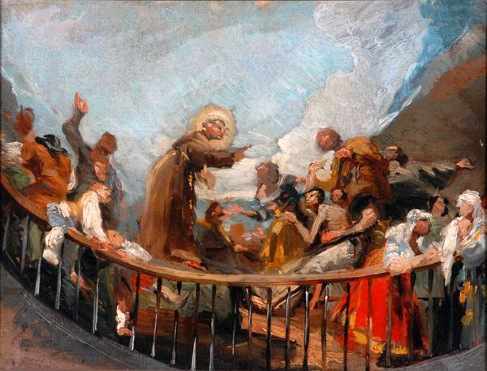 Milagro de San Francisco de Padua, Francisco de Goya