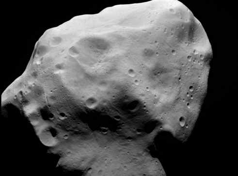 Vista del asteroide