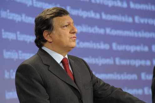 Durao Barroso en la rueda de prensa