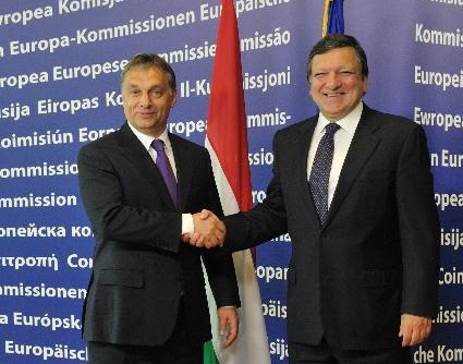 Viktor Orban y José manuel Durao Barroso