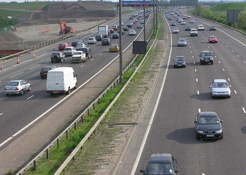 Autopista en Reino Unido