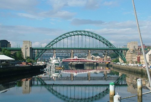 Puente sobre el río Tyne en Newcastle 