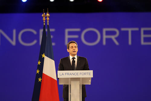 Mitin de Sarkozy en Villepinte, 11 de marzo de 2012