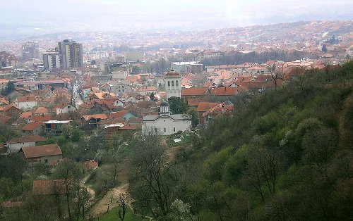 Vista general de la ciudad de Vranje