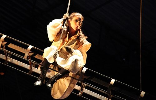 Ricardo III en un trapecio