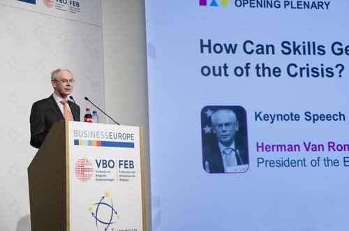 H. van Rompuy en la European Business Summit
