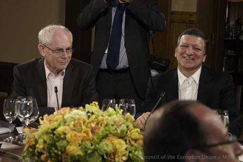 Barroso y Van Rompuy, en la cumbre de Chicago