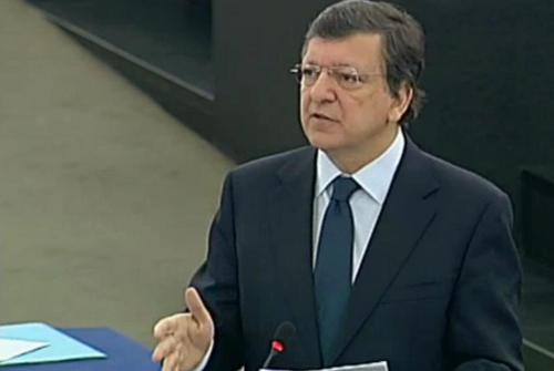 Barroso interviene ante el Parlamento Europeo