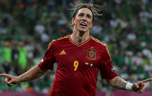 Torres, autor de dos goles para España