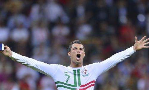 Cristiano Ronaldo, en actitud victoriosa