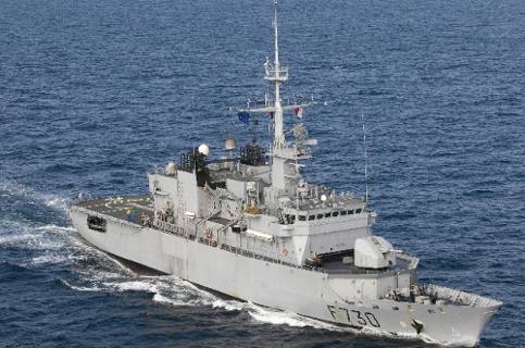 Fragata española en operación Atalanta frente a las costas de Somalia