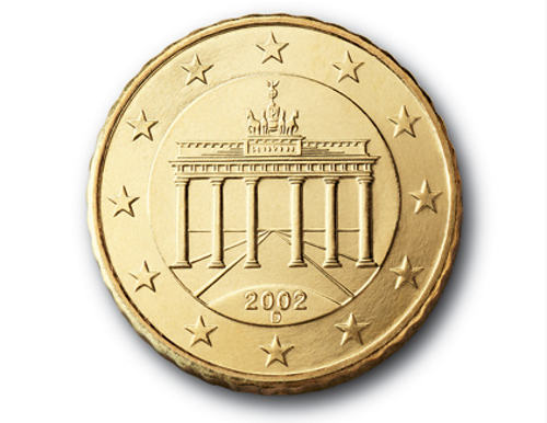 Moneda alemana de 10 céntimos de euro