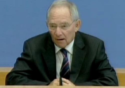 Wolfgang Schäuble, ministro alemán de Finanzas