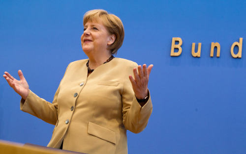 Merkel, tras la conferencia de prensa