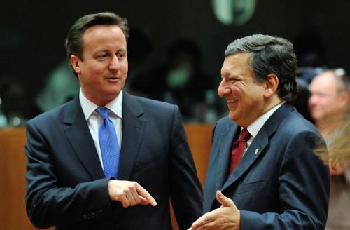 David Cameron y José Manuel Durao Barroso