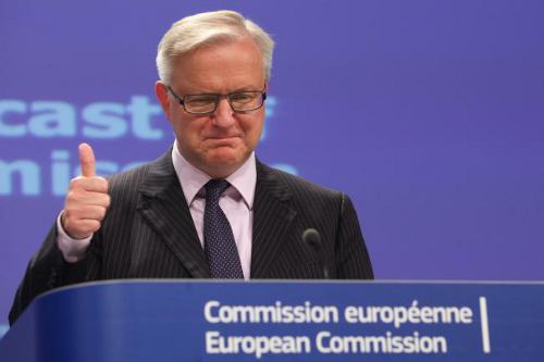 El comisario Rehn presenta las prevsiones de otoño