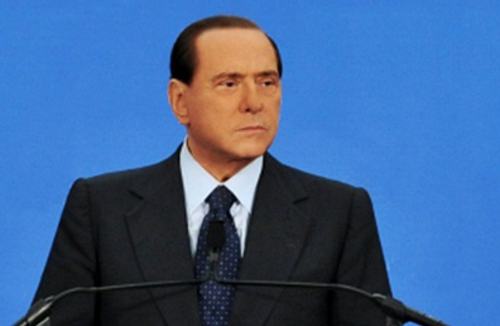 Berlusconi en un discurso