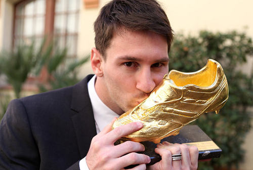 Messi, con su segunda Bota de Oro