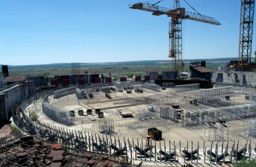 Obras de la central nuclear de Belene (Bulgaria)