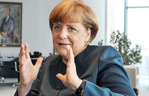 Angela Merkel en la entrevista