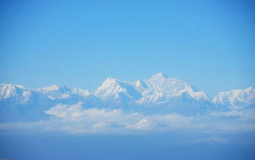 Himalaya panorámica de la cadena montañosa