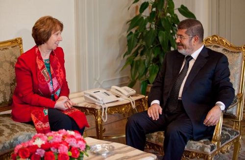Ashton con Morsi