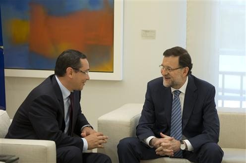 Victor Ponta y Mariano Rajoy, Hablan