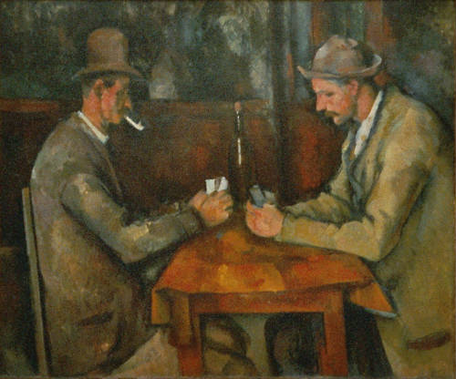 Jugadores de cartas de Paul Cézanne