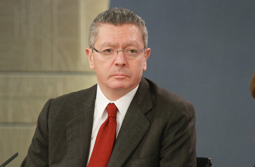 El ministro Ruiz Gallardón
