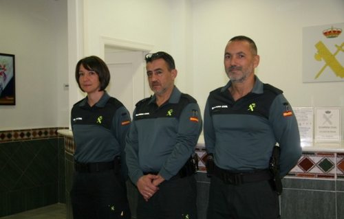 Tres de los policías del Edati de Málaga