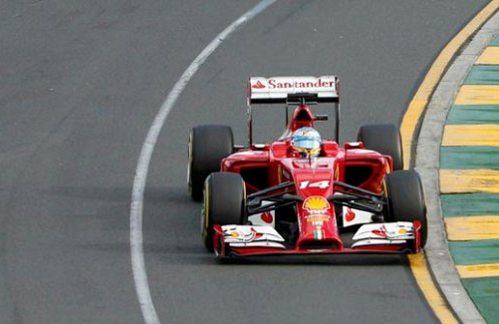 Alonso en la pista