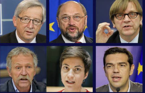 Candidatos a la presidencia de la CE