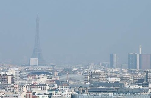 París bajo una capa de contaminación