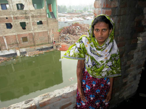 Hasina, trabajadora de Bangladesh