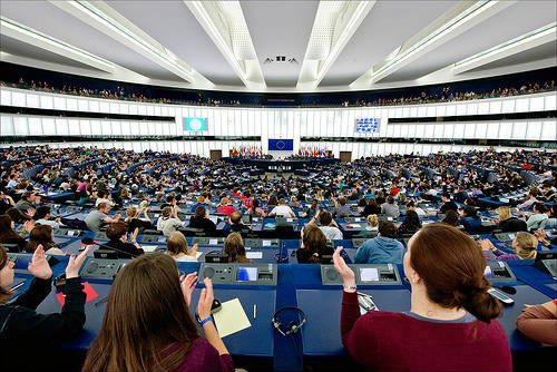 Applause for the closing speech of the #EYE2014