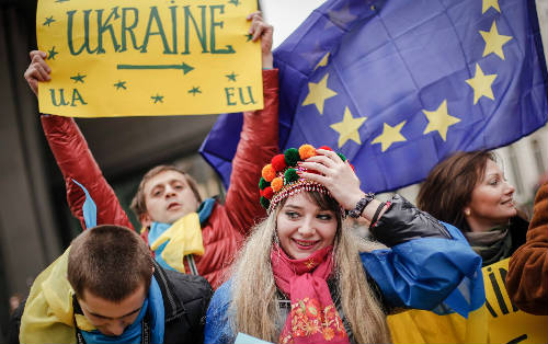 Ucranianos pro europeos