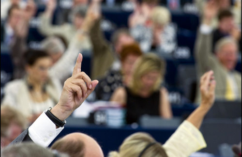 Pleno en el Parlamento Europeo