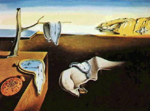 Relojes, cuadro de Dalí