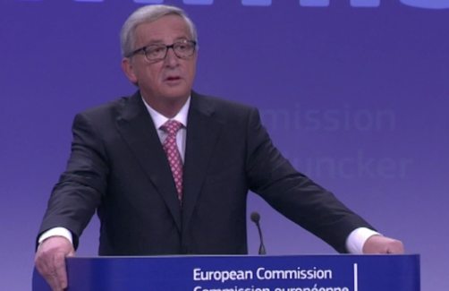 Jean-Claude Juncker en rueda de prensa
