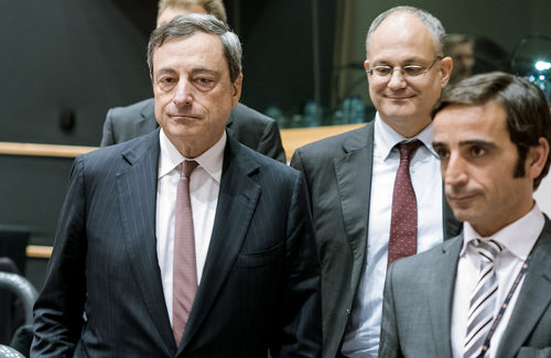 Mario Draghi en el Parlamento