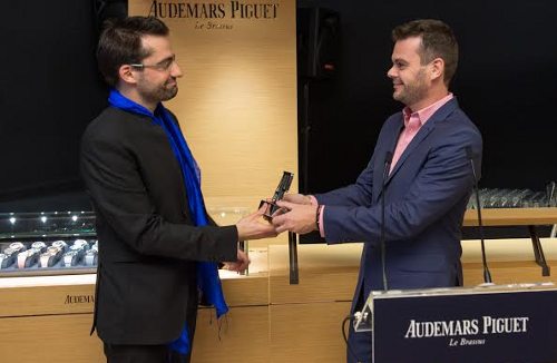 Pablo Valbuena recibe el premio Audemars Piguet