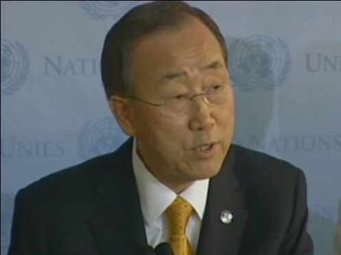 El Secretario general de la ONU
