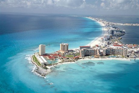 Vista general de Cancún
