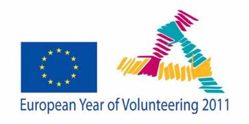 Logo del año europeo del voluntariado