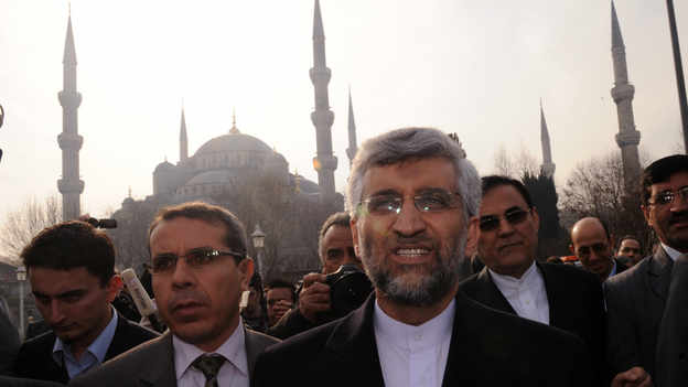 El negociador iraní, Saeed Jalili, en Estambul