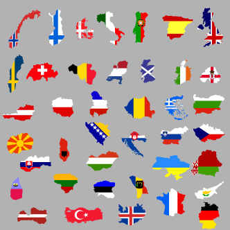 Banderas y países de Europa