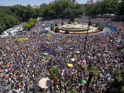 Manifestación del 15M en Madrid